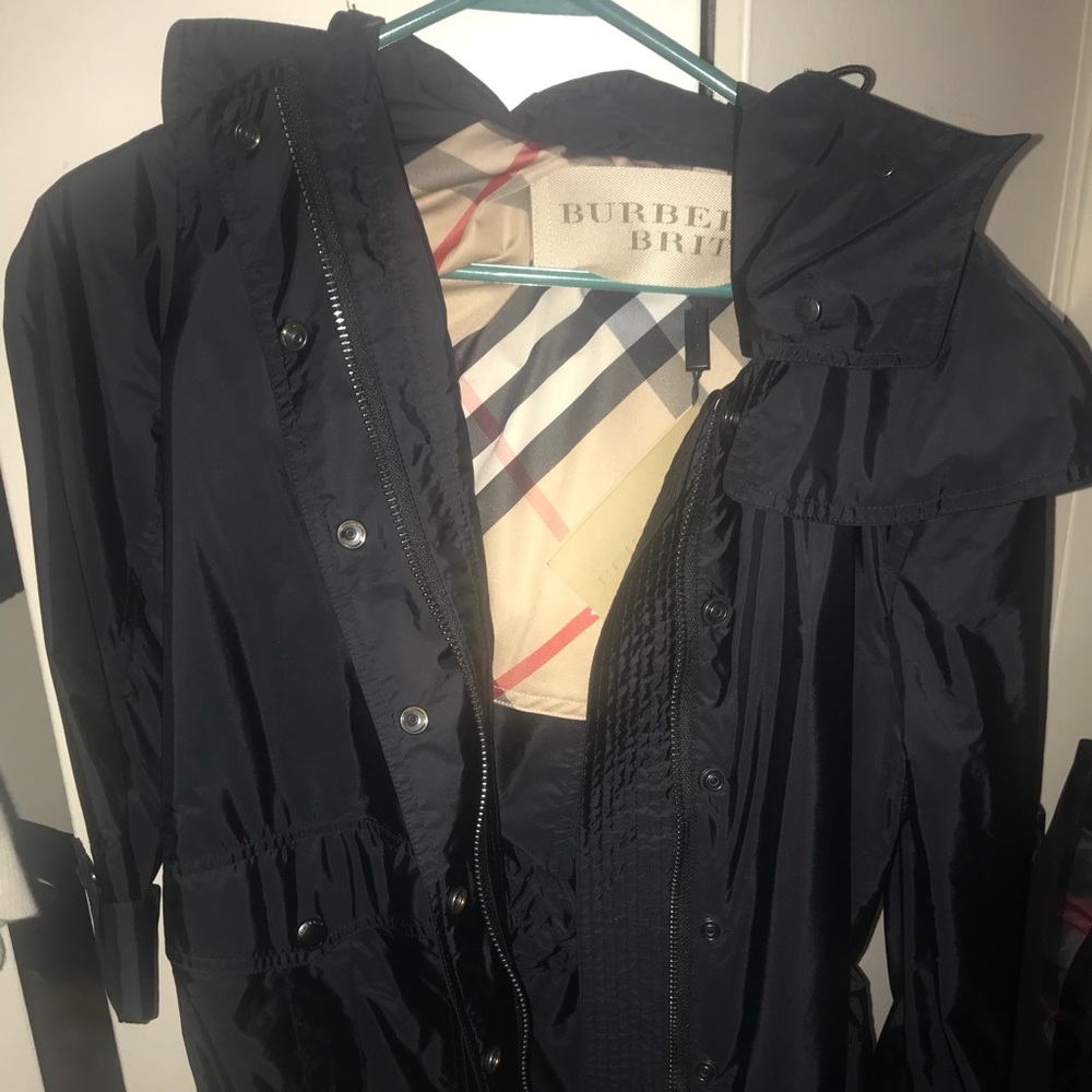 New with tags Burberry raincoat